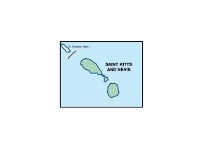 saint kitts and nevis presentation map