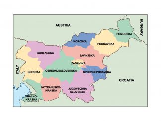 slovenia presentation map