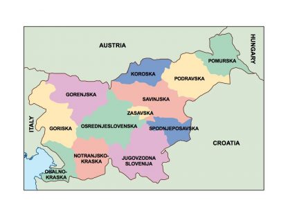 slovenia presentation map