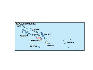 solomon islands presentation map