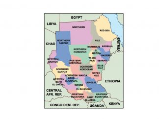 sudan presentation map