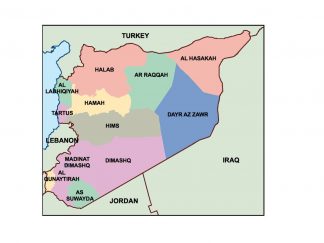 syria presentation map