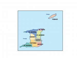 trinidad and tobago presentation map