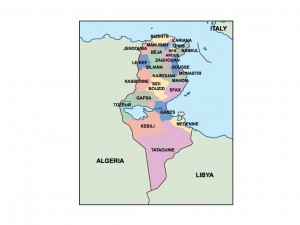 tunisia presentation map
