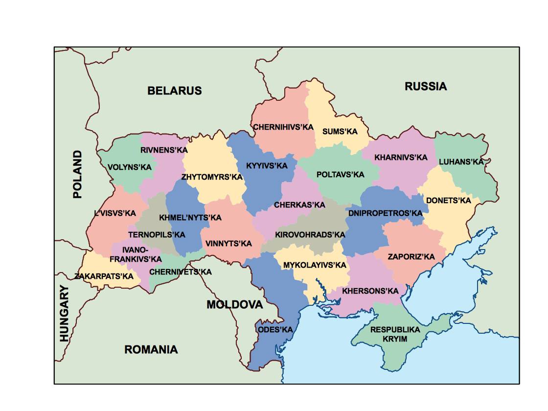 Ukraine Maps Download Vector Maps For Adobe Illustrator - Gambaran