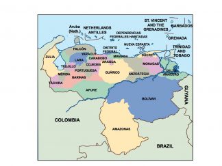 venezuela presentation map