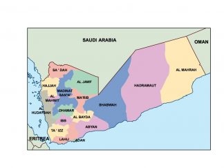 yemen presentation map