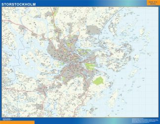 Magnetic map Storstockholm