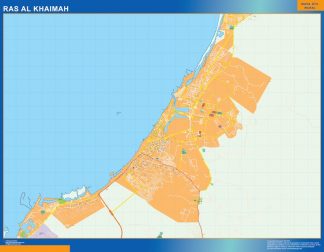 Ras Al Khaimah magnetic map