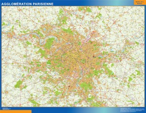 carte magnetique agglomeration parisienne