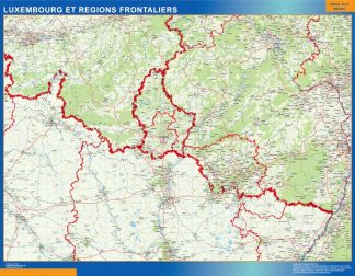 carte magnetique luxembourg regions frontaliers