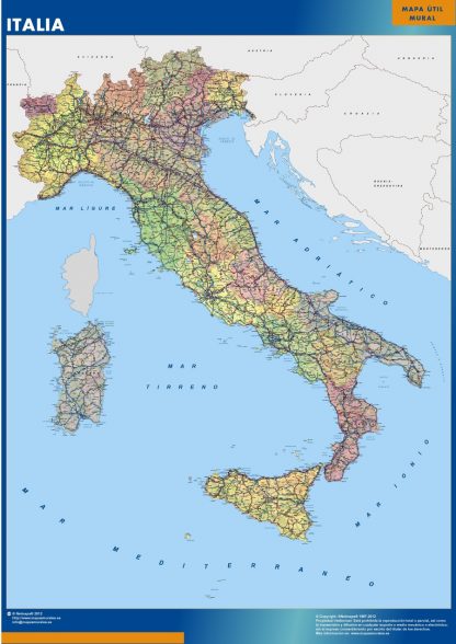 magnetic map italy