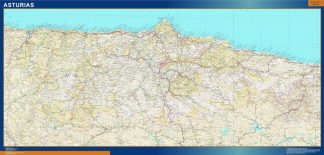 mapa provincia asturias magnetico