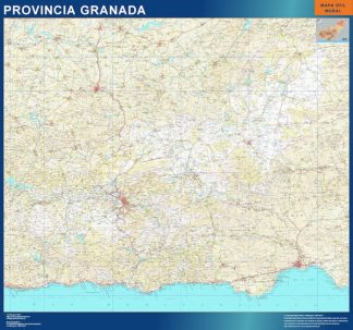 mapa provincia granada magnetico