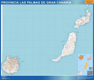 mapa provincia las Palmas gran canaria magnetico