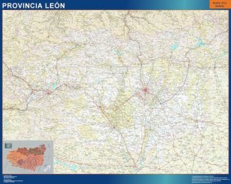 mapa provincia leon magnetico