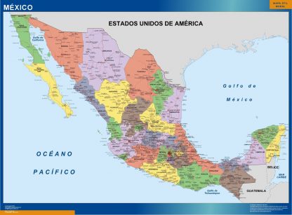 mexico framed maps