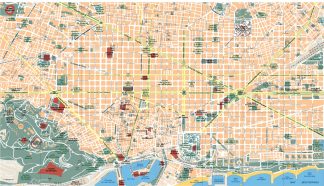 Barcelona Vector Map