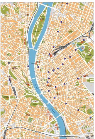 Budapest Vector Map
