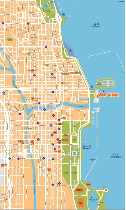 Chicago Vector Map