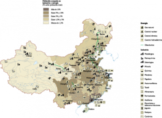 China Economic map