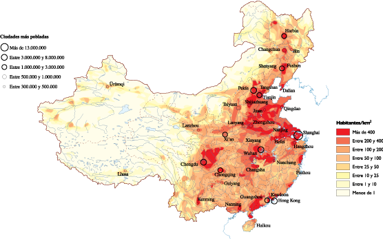 China Population map