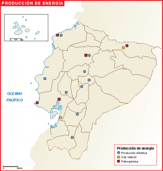 Ecuador mapa energia