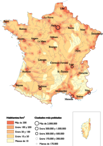 France Population map