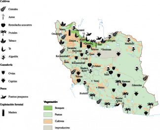 Iran Agricultural map