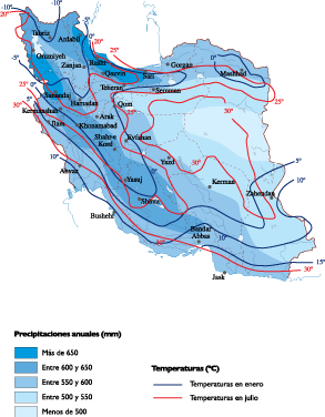 Iran Climate map