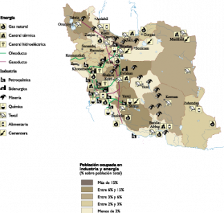 Iran Economic map