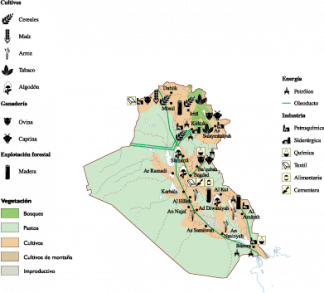 Iraq Economic map