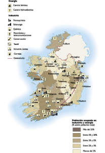 Ireland Economic map