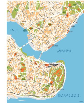 Istanbul Vector Map