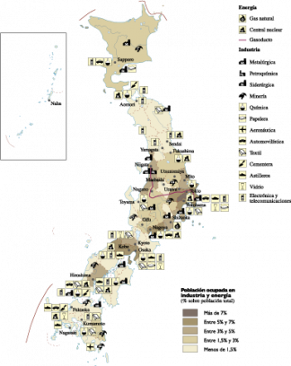 Japan Economic map