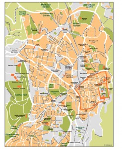 Jerusalem Vector Map