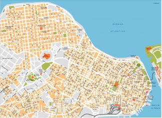 La Habana Vector Map