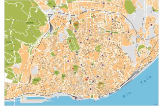 Lisboa Vector Map
