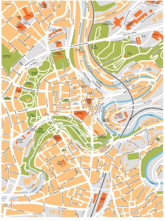 Luxembourg Vector Map