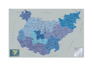 Mapa Municipios Badajoz