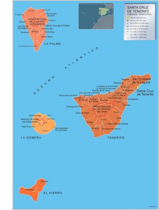 Mapa Municipios Tenerife