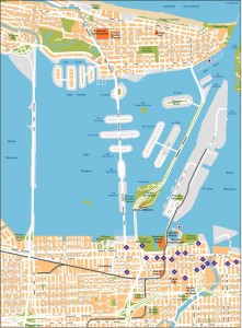 Miami Vector Map