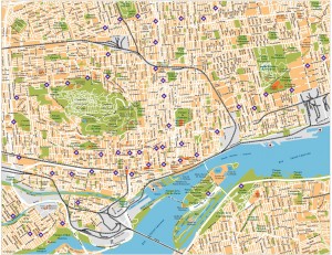Montreal Vector Map
