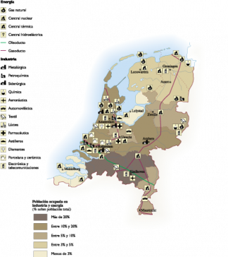 Netherlands Economic map