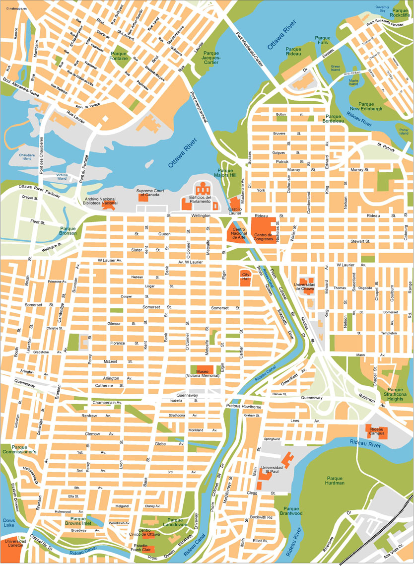 Ottawa Street Map With Names
