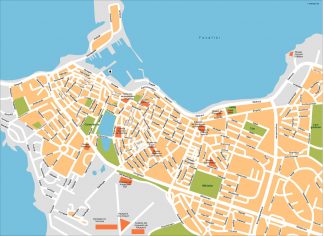 Reykjavik Vector Map