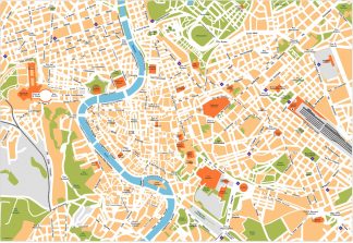 Roma Vector Map
