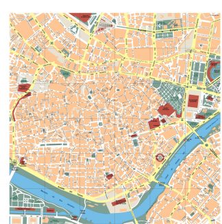 Sevilla Vector Map
