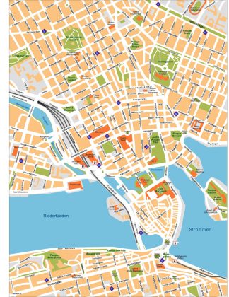 Stockholm Vector Map