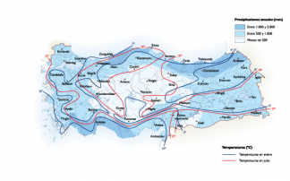 Turkey Climate map